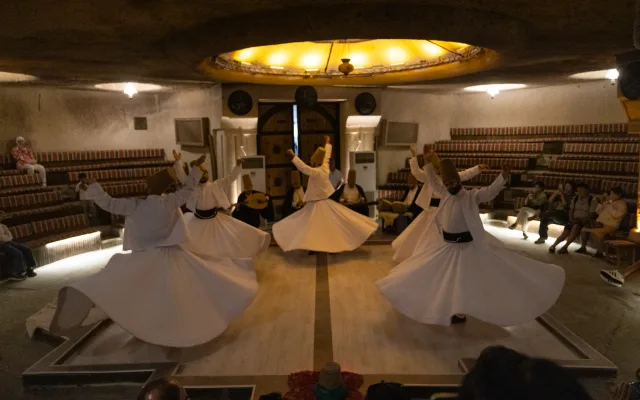 Whirling dervish ceremony